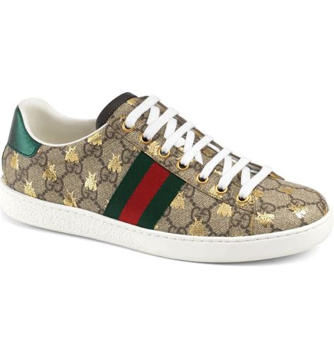 gucci bee ace sneakers